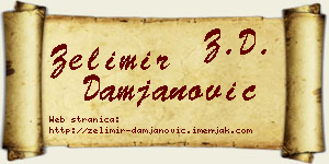Želimir Damjanović vizit kartica